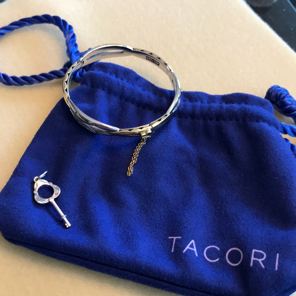 Tacori gold & silver promise bracelet with key
